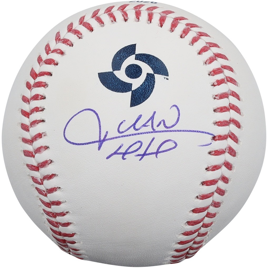 Juan Soto Autographed Signed New York Mets Dominican Republic 2026 WBC Baseball Fanatics Authentic COA 