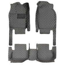 Car Floor Mats For Honda Civic 2005 2006 2007-2012 Pu Leather Black Rice 1set Car Floor Mats For Honda Civic 2005 2006 2007-2012 Pu Leather Black Rice 1set