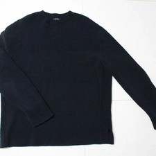 Men's Black Knit Sweater, Size 105, Comfortable  Warm