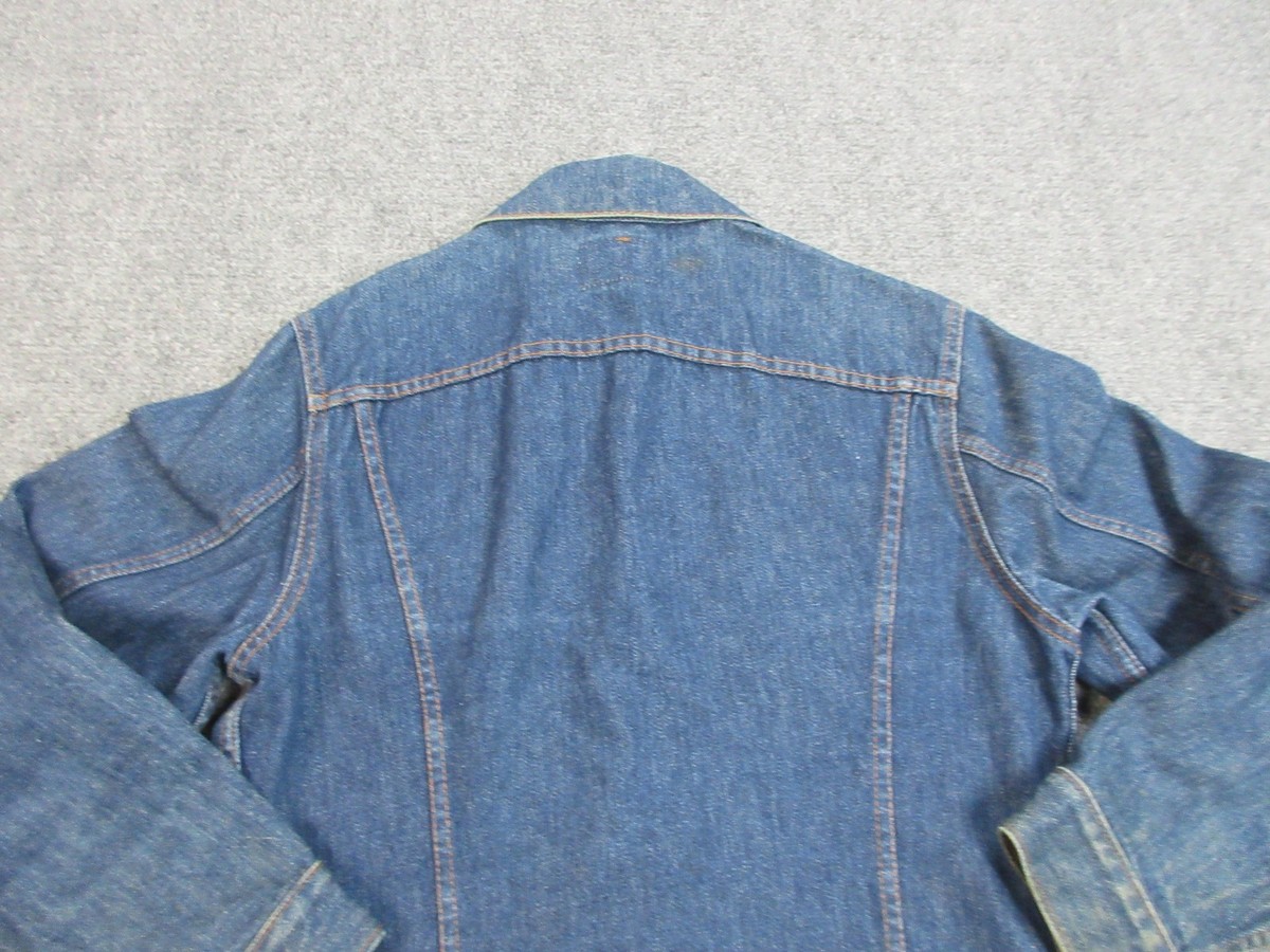 Vintage Levis 70506 Denim Jacket Mens 36 Blue Trucker USA Made