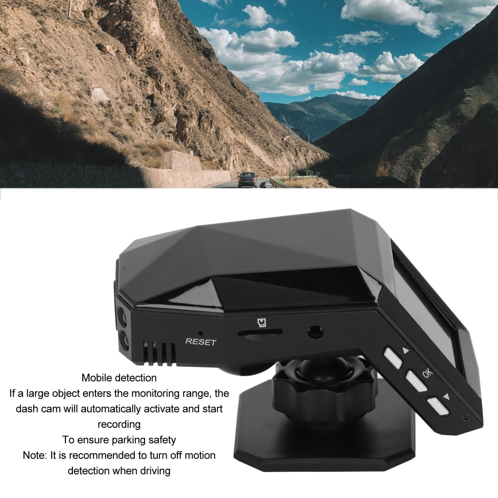 Front Rear Dash Cam 10MP HD Night Vis-ion Dashboard Camera Center Console Pe SET — image 12