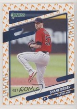 2021 Panini Donruss On Fire 48/75 Shane Bieber (Cleveland) #183 uk2