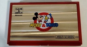 Nintendo Game & Watch Mickey & Donald DM-53 Multi Screen LCD Electronics Game JP