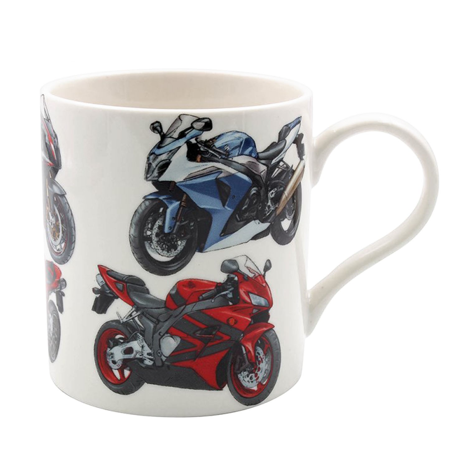 Fine China Vintage Super Bikes Mug Drinking Coffee Novelty Cup 350ml Drinkware