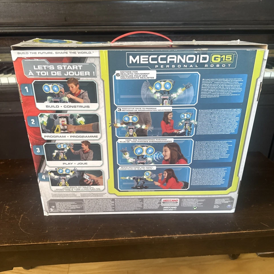 Novo Robô Pessoal STEM Meccano Tech Meccanoid G15 Caixa Aberta - Imagem 4 de 4
