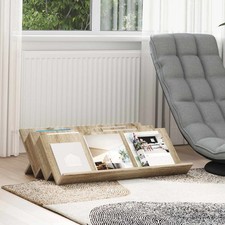 Étagère à magazines avec étagère Bois d'ingénierie Meuble d'appoint vidaXL vidaX