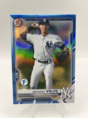 2021 Bowman 1st Edition - Anthony Volpe #BFE-85 Blue Foil /150 (RC)
