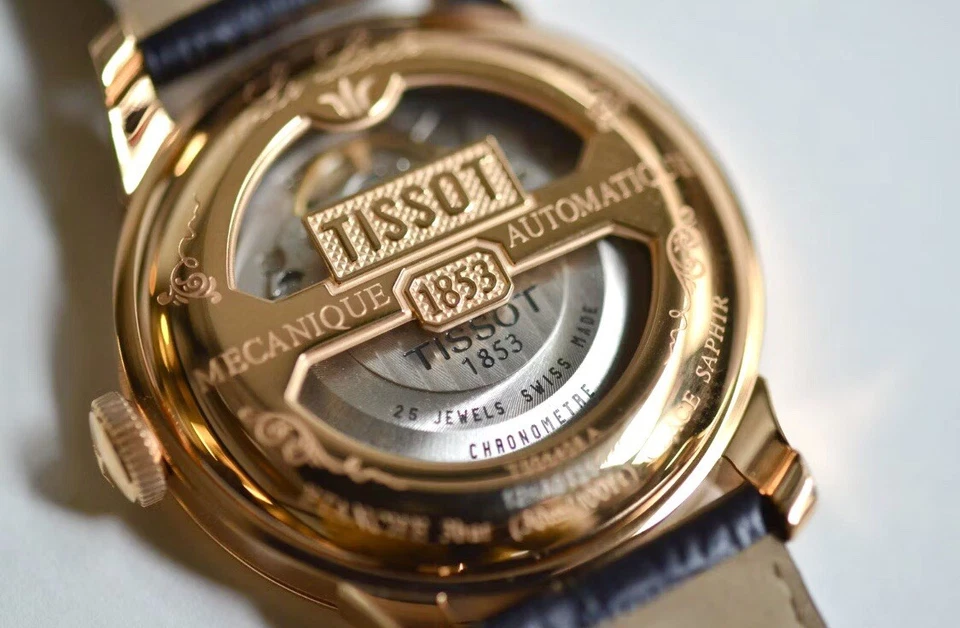 TISSOT LE LOCLE CHRONOMETRE MENS LEATHER STRAP WATCH (2012) - Image 2 of 4