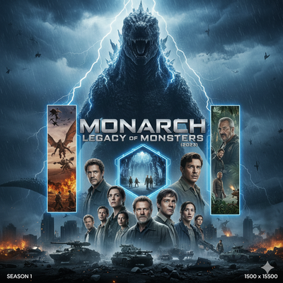 Blu Ray Tv Series Monarch Legacy of Monsters (2023) Season 1| Full HD All  Region | eBay