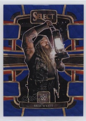 2024 Panini Select WWE Concourse Blue Wave Prizm 8/49 Bray Wyatt #49 1co7