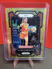 DiJonai Carrington-2024 Panini WNBA Monopoly GOLD Millionaire Shimmer Prizm /500