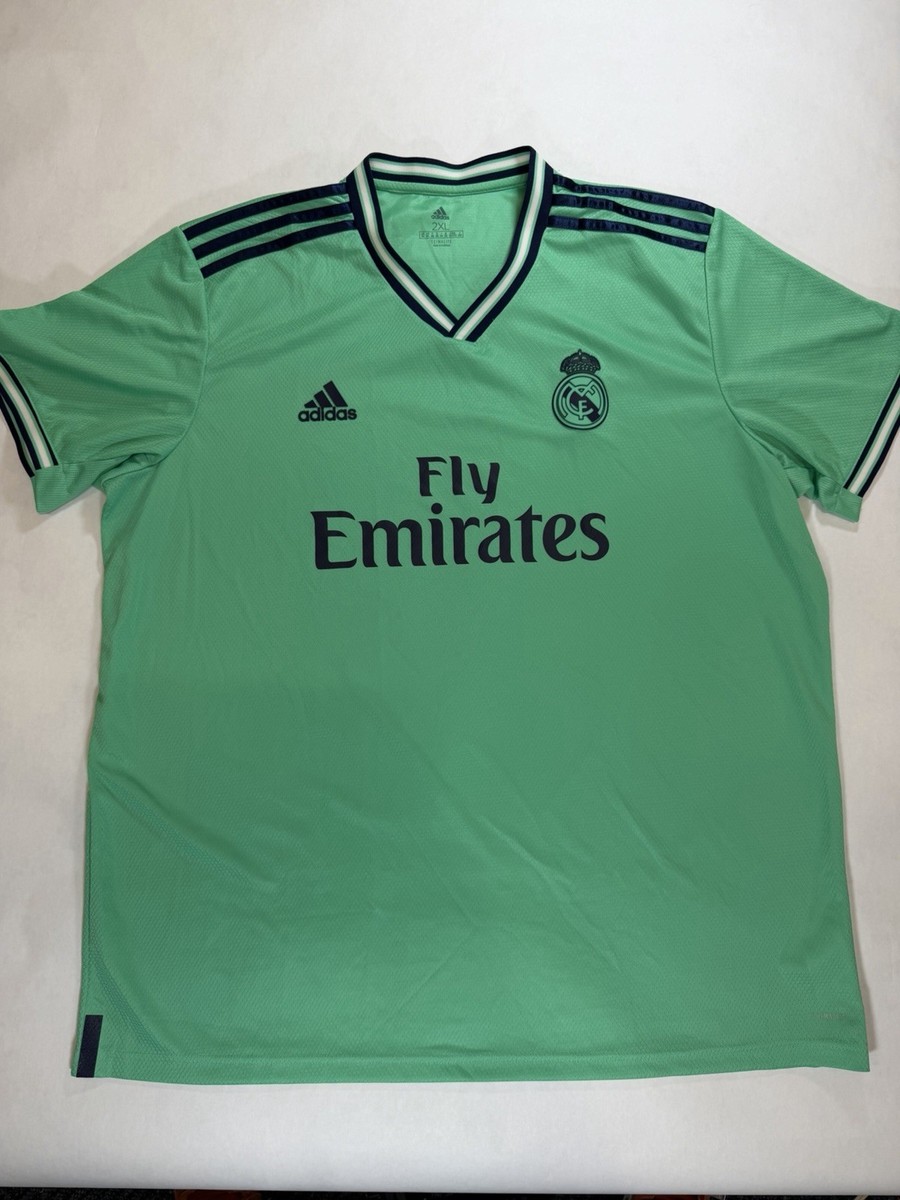 Adidas Real Madrid 2019/20 Third Jersey Mint Green Fly Emirates