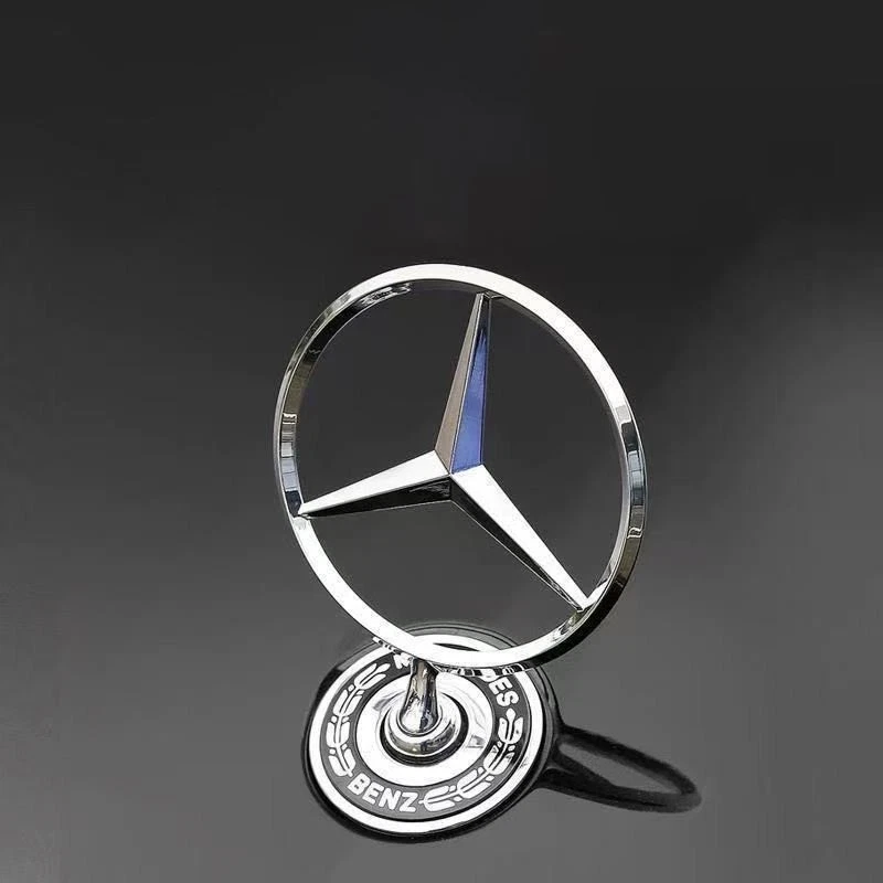 Fit For Mercedes-Benz S500 S550 S650 S600 Front Hood Star Emblem Mounted Badge - Image 4 of 4