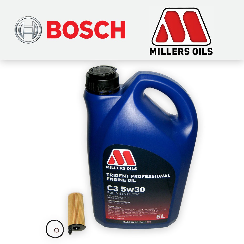 SERVICE KIT for BMW X4 xDrive 20d F26 OIL FILTER +5w30 LL OIL (2014-2018)