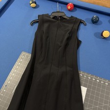 Dolce & Gabbana Sleeveless Sheath Dress 42 Black Structured SD112 / Tyral - New