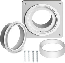 Dryer Vent Connector Kit, Dryer Vent Wall Plate with Quick Connect  Disconnect,