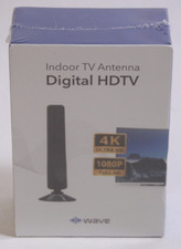 WAVE Indoor TV Antenna Digital HDTV 4K Ultra HD  1080P Full HD NEW