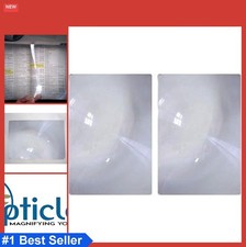 Full Page Magnifying Sheet 3X Plastic Fresnel Lens 2 Pack Reading Book Map Menu