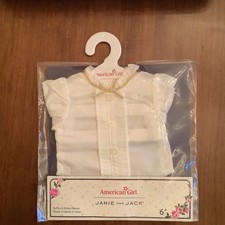 American Girl Janie and Jack 2025 Ruffles & Robbon Blouse NEW