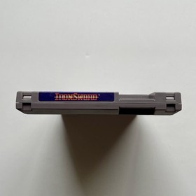 IronSword: Wizards & Warriors II (1989) NES cartuccia danneggiata pulita e testata