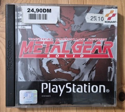 Metal Gear Solid - PS1 - Ohne Anleitung - 1/2 CDs - PlayStation 1  