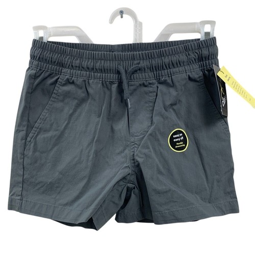 2 New Art Class Boys Medium (8) Cotton Rayon Blend Solid Gray Brown Shorts - Picture 2 of 7