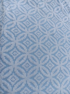 Queen Chenille Double Wedding Band Bedspread 92 x 102'' Vintage, Unbranded
