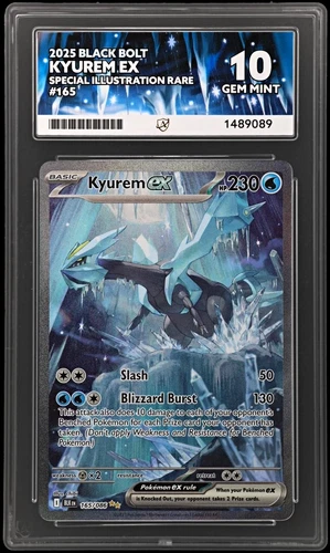 Pokémon TCG Kyurem ex 165/086 Black Bolt Special Illustration Rare Foil ACE 10