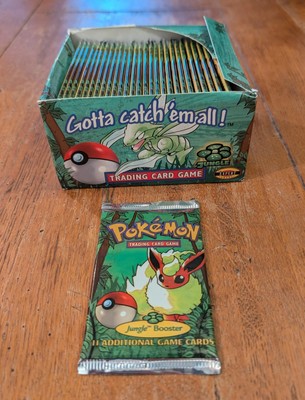 Wizards of the Coast First Edition Pokemon Jungle Booster Pack for