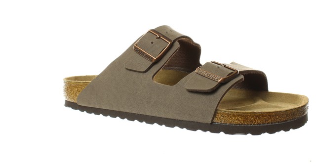 Womens And Mens Birkenstock Arizona Mocha Birkibuc - Happyfeet.Com
