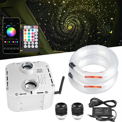 4M Home Car Headliner Star Light kit Roof Twinkle Ceiling Light 2200xFiber Optic