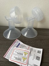 Maymom Wide Neck Pump Part for Spectra S1/S2 Pumps - 24mm, Two Flanges