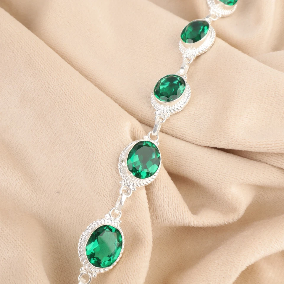 铬透视宝石 925 纯银链式手链女式 — 第 4/4 张图片