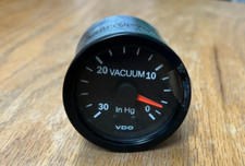 Vacuum Gauge Vdo Cock Pit Vision- 30-0 Hg 52mm Volt 150077005 3630ic-70 Vacuum Gauge Vdo Cock Pit Vision- 30-0 Hg 52mm Volt 150077005 3630ic-70