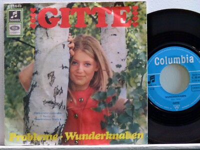 Gitte -Probleme / Wunderknaben   D-1968  Columbia C 23 649  woc.