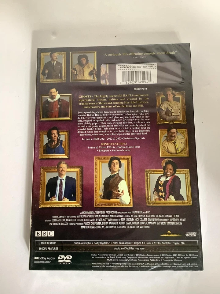 Ghosts BBC The Original UK Series DVD Complete Series — 第 2/2 张图片