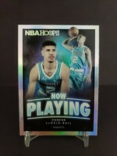 2020-21 NBA Hoops LaMelo Ball Now Playing Holo