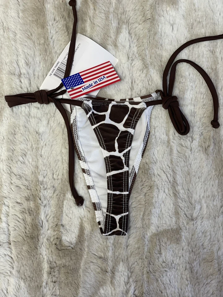 Chica Rica Серенгети треугольник и стринги бикини размер большой - Изображение 2 из 2