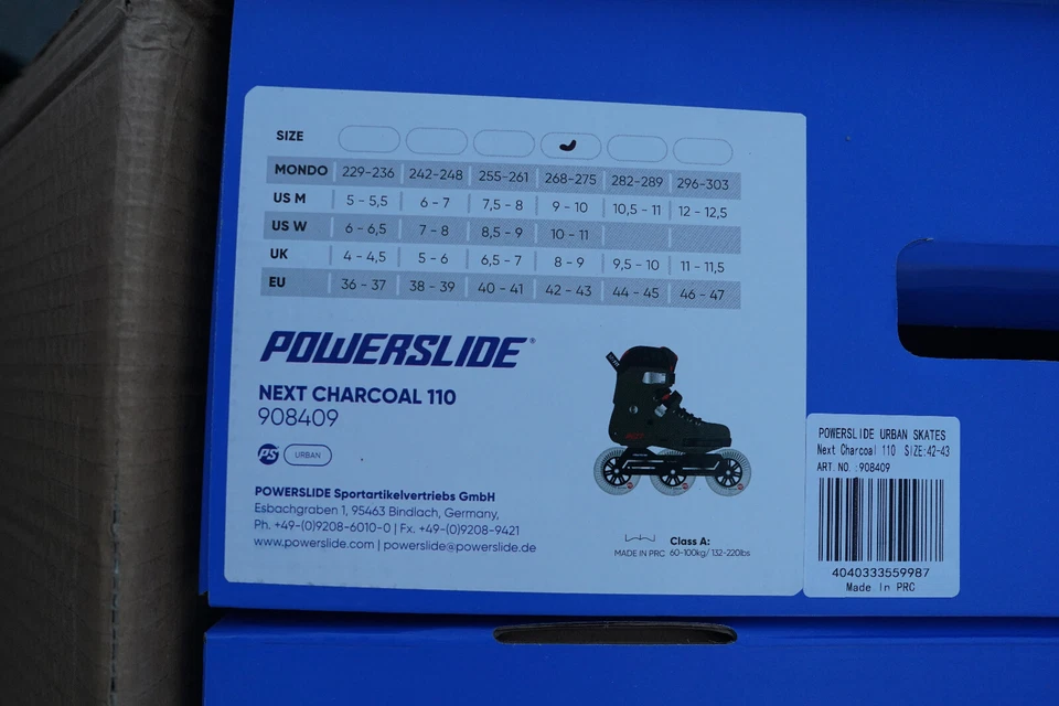 Powerslide Inline Skate Next Charcoal 110, für Urban und Fitness Unisex - Bild 2 von 4
