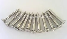 True Custom Shop® Chrome Bridge Mounting Screws for Fender Telecaster 12pk