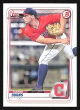 2020 Bowman Draft TANNER BURNS 1st Year Baseball card CLEVELAND GUARDIANS #115