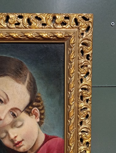 QUADRO DIPINTO SU TAVOLA EPOCA 900 - Foto 8 di 15