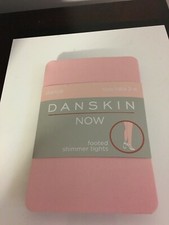 NEW GIRL'S SIZE 2-4 DANSKIN NOW SHIMMER FOOTED DANCE TIGHTS FITS 28-37 POUNDS