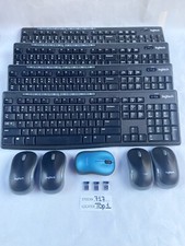 LOT OF LOGITECH K270 Wireless Keyboard / Mouse GHz Full-Size Pad PC/MAC Free S H
