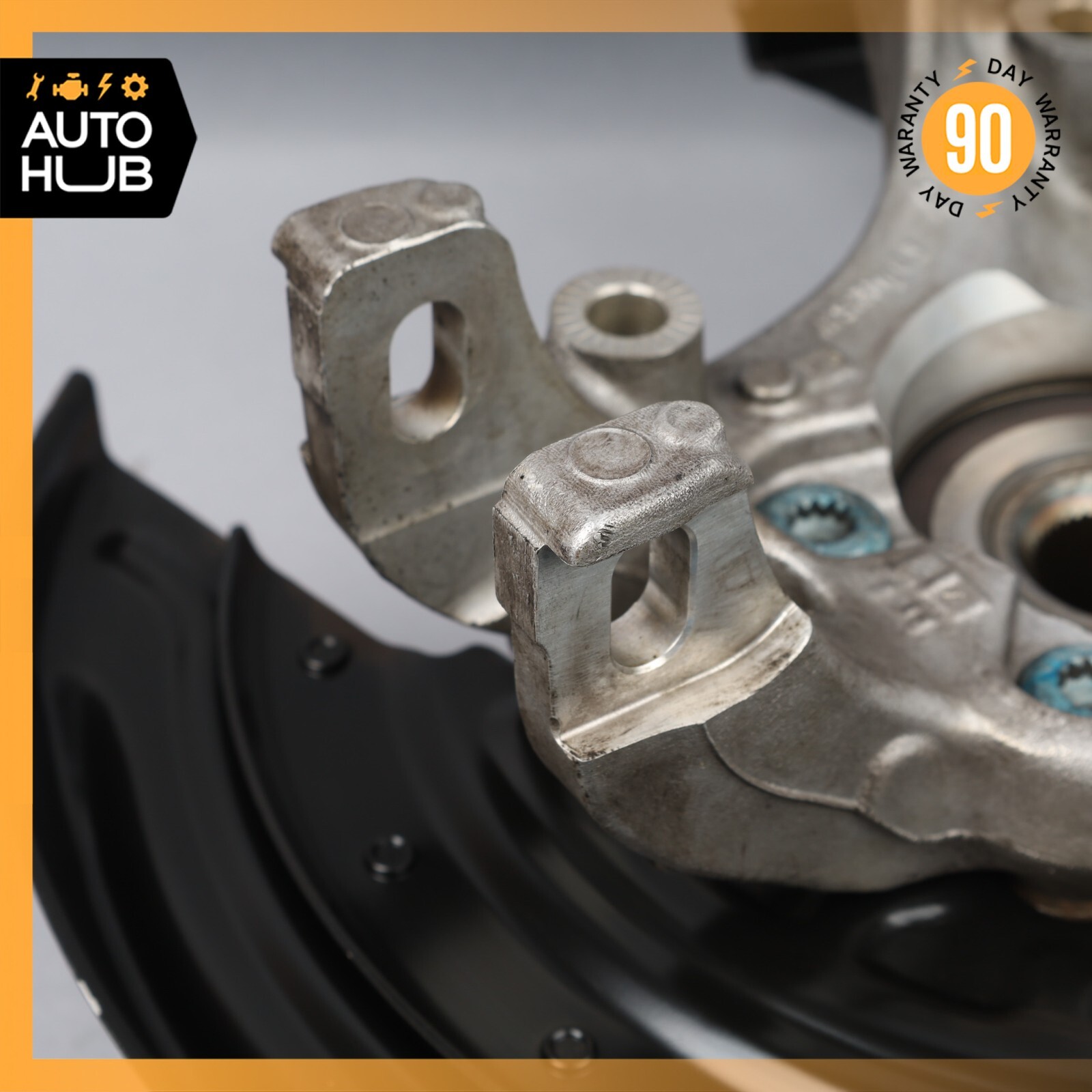 03-13 Bentley Continental GT Rear Right Side Spindle Knuckle Hub OEM
