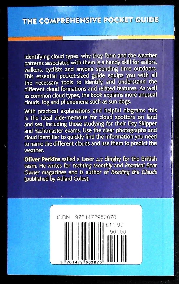 Reeds Cloud Handbook Oliver Perkins NEW Sailing Walking Cycling Outdoors Guide - Image 2 of 4