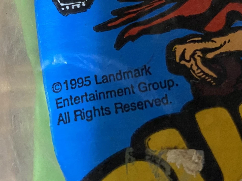 Vintage Skeleton Warriors Action Figure Toy Punch Ball Balloons 1995 NEW - Image 3 of 4