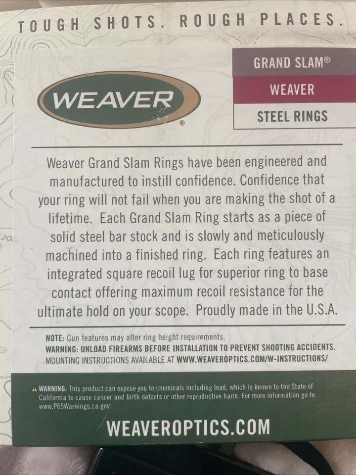 Weaver Grand Slam Steel Rings Black - Image 3 of 4