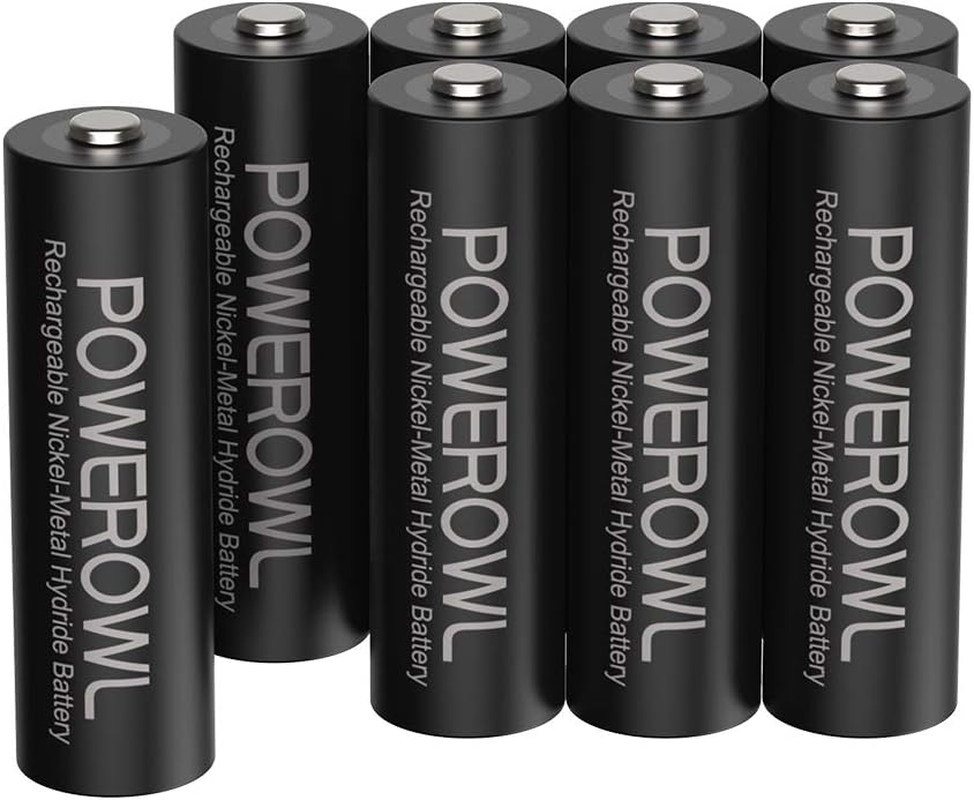 Rechargeable AA Batteries,2800Mah High Capacity Batteries 1.2V Nimh Low Self Dis-image