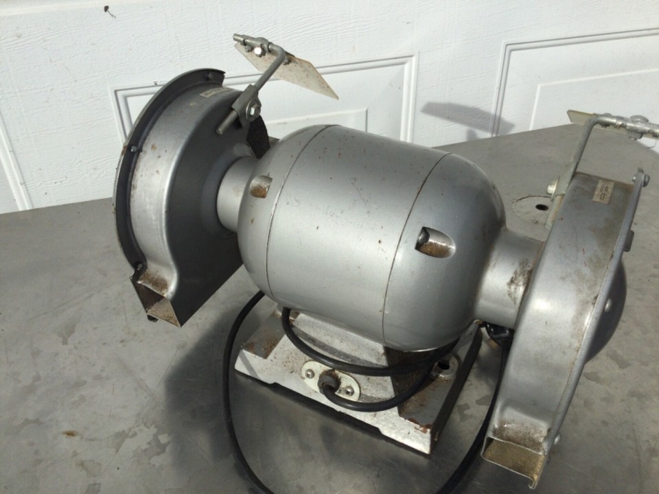 HILKA 6 INCH BENCH GRINDER used working CONDITION / march cambs or